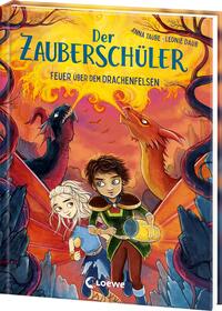 Vorderes Coverbild Der Zauberschüler (Band 6) - Feuer über dem Drachenfelsen