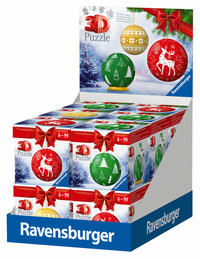 Vorderes Coverbild 12er Verkaufskassette Puzzle-Ball Weihnachtsschmuck