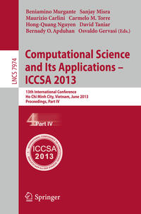 Vorderes Coverbild Computational Science and Its Applications -- ICCSA 2013