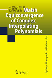 Vorderes Coverbild Walsh Equiconvergence of Complex Interpolating Polynomials