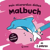 Vorderes Coverbild Mein allererstes dickes Malbuch (Delfin)
