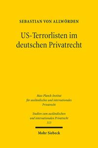Vorderes Coverbild US-Terrorlisten im deutschen Privatrecht