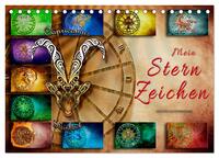 Vorderes Coverbild Mein Sternzeichen (Tischkalender 2025 DIN A5 quer), CALVENDO Monatskalender