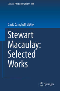 Vorderes Coverbild Stewart Macaulay: Selected Works