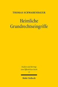 Vorderes Coverbild Heimliche Grundrechtseingriffe