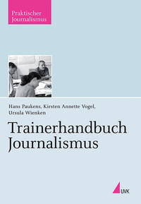 Vorderes Coverbild Trainerhandbuch Journalismus
