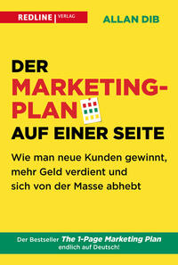 Vorderes Coverbild Der Marketingplan auf einer Seite
