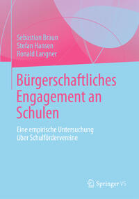 Vorderes Coverbild Bürgerschaftliches Engagement an Schulen