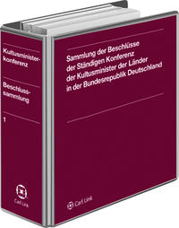 Vorderes Coverbild Sammlung der Beschlüsse der Ständigen Konferenz der Kultusminister der Länder in der Bundesrepublik Deutschland