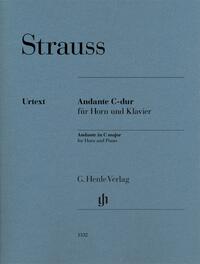 Vorderes Coverbild Richard Strauss - Andante C-dur für Horn und Klavier