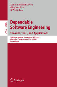 Vorderes Coverbild Dependable Software Engineering. Theories, Tools, and Applications