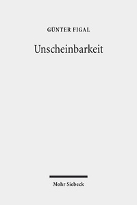 Vorderes Coverbild Unscheinbarkeit