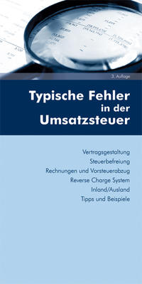 Vorderes Coverbild Typische Fehler in der Umsatzsteuer