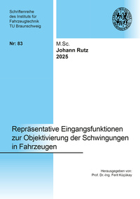 Vorderes Coverbild Repräsentative Eingangsfunktionen zur Objektivierung der Schwingungen in Fahrzeugen
