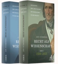 Vorderes Coverbild Recht als Wissenschaft Gesamtwerk in 2 Bänden