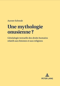 Vorderes Coverbild Une mythologie onusienne ?