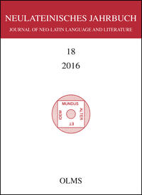 Vorderes Coverbild Neulateinisches Jahrbuch. Journal of Neo-Latin Language and Literature
