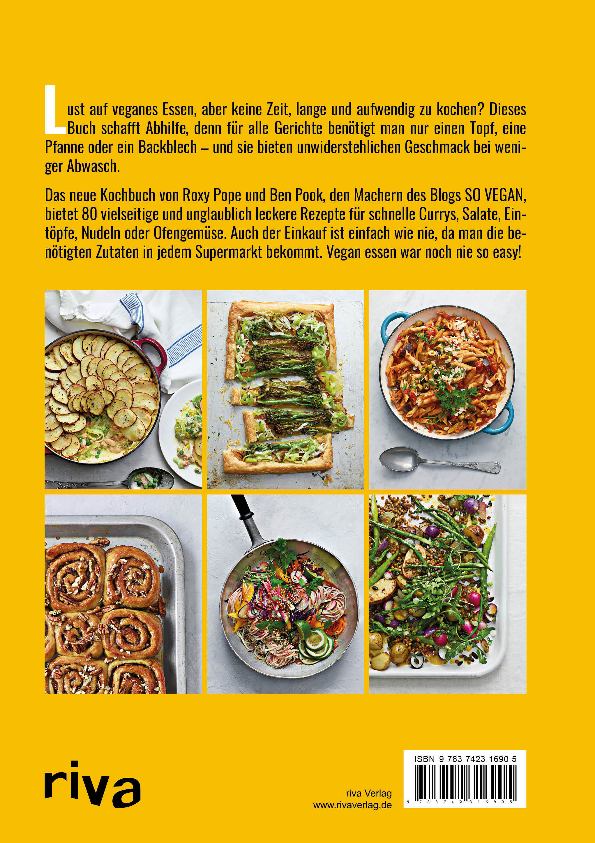 Rückseitencover One Pot vegan