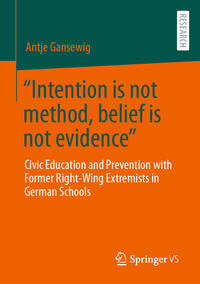 Vorderes Coverbild “Intention is not method, belief is not evidence”