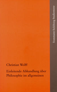Vorderes Coverbild Einleitende Abhandlung über Philosophie im allgemeinen