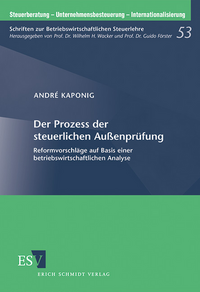 Vorderes Coverbild Der Prozess der steuerlichen Außenprüfung