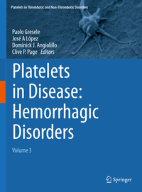 Vorderes Coverbild Platelets in Disease: Hemorrhagic Disorders