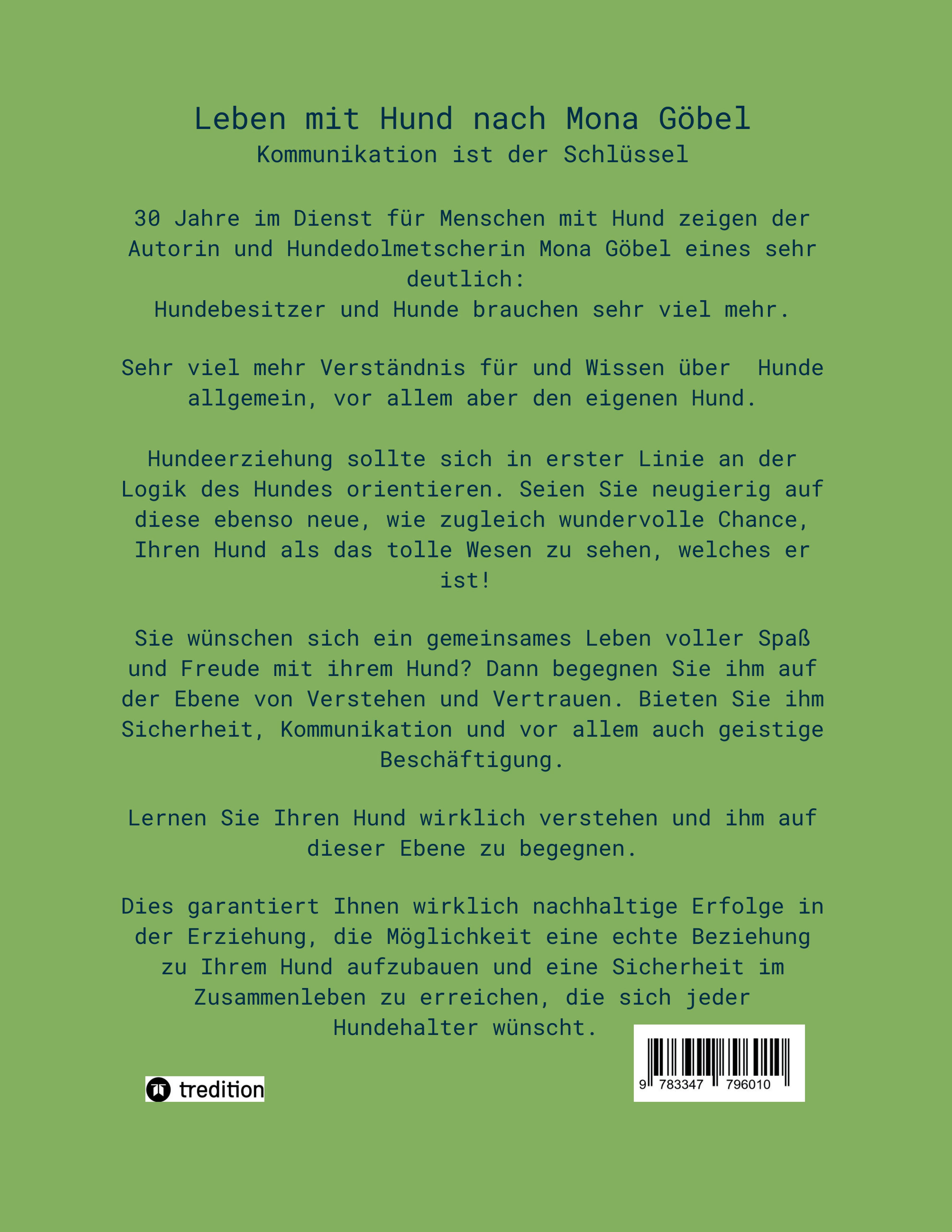 Rückseitencover Das Fundament des Vertrauens
