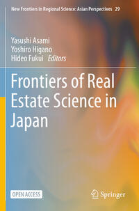 Vorderes Coverbild Frontiers of Real Estate Science in Japan