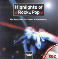 Vorderes Coverbild Highlights of Rock & Pop. AudioCD 2