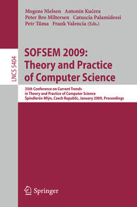 Vorderes Coverbild SOFSEM 2009: Theory and Practice of Computer Science