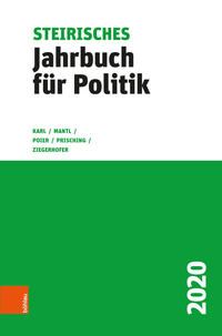 Vorderes Coverbild Steirisches Jahrbuch für Politik 2020