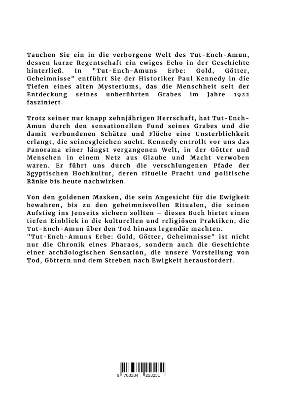 Rückseitencover Tut-Ench-Amuns Erbe