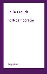 Vorderes Coverbild Post-démocratie
