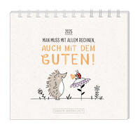 Vorderes Coverbild Mini-Kalender 2025 Man muss mit allem rechnen