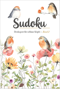 Vorderes Coverbild Sudoku – Blumenrätsel Vögel