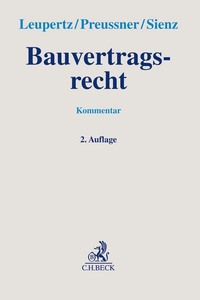 Vorderes Coverbild Bauvertragsrecht