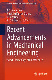 Vorderes Coverbild Recent Advancements in Mechanical Engineering