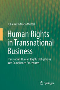 Vorderes Coverbild Human Rights in Transnational Business