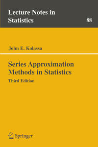 Vorderes Coverbild Series Approximation Methods in Statistics
