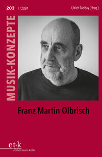 Vorderes Coverbild Franz Martin Olbrisch
