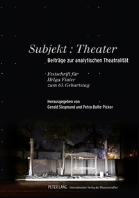 Vorderes Coverbild Subjekt: Theater