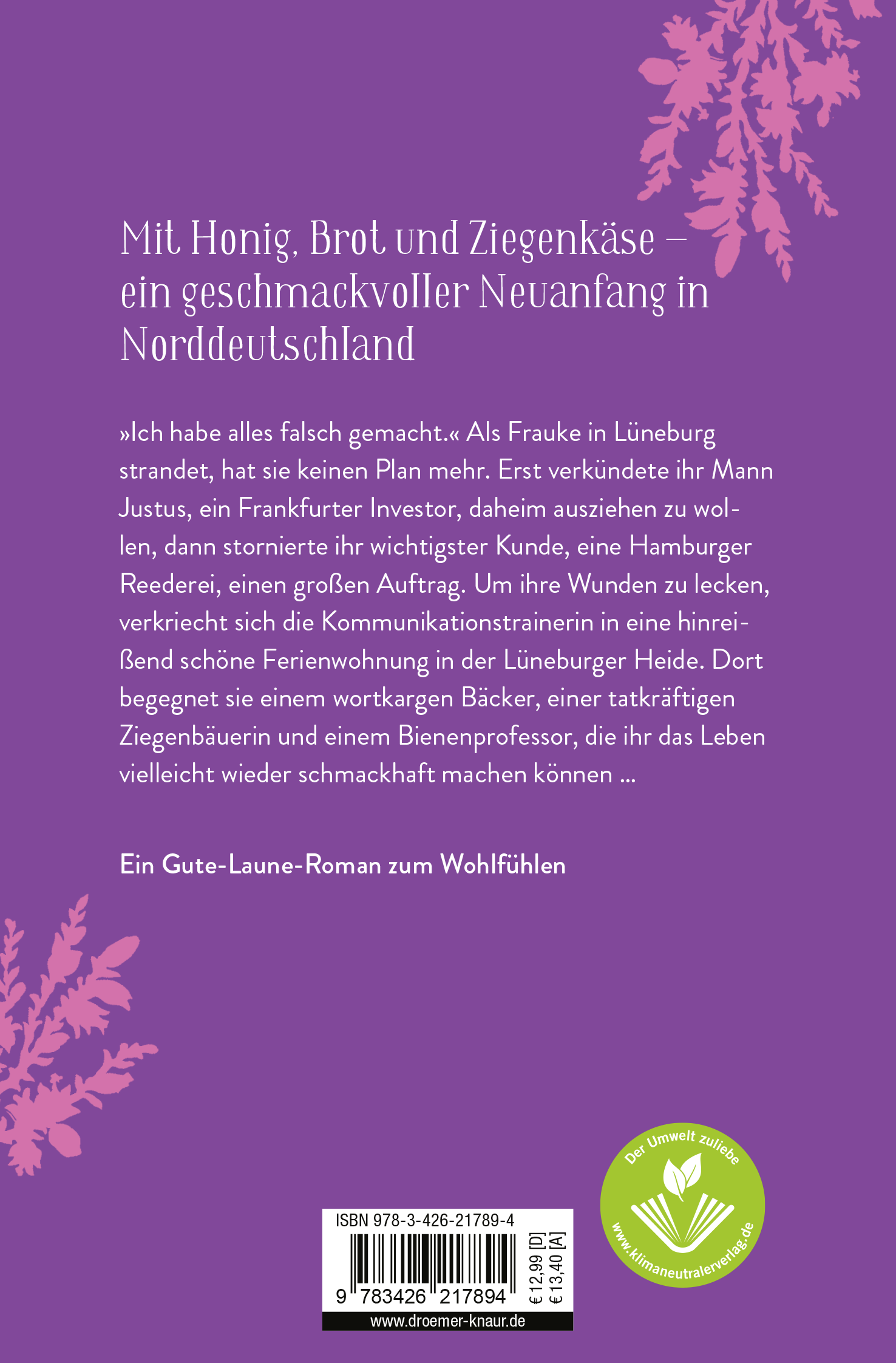 Rückseitencover Der Geschmack des Lebens