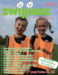 Vorderes Coverbild Zwillinge das Magazin Sept./Okt. 2016