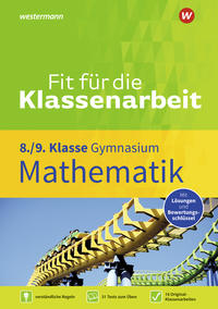 Vorderes Coverbild Fit für die Klassenarbeit - Gymnasium