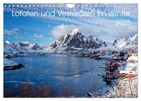 Vorderes Coverbild Lofoten und Vesterålen im Winter (Wandkalender 2025 DIN A4 quer), CALVENDO Monatskalender