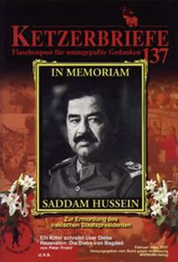 Vorderes Coverbild In Momoriam Saddam Hussein – Zur Ermordung des irakischen Staatspräsidenten