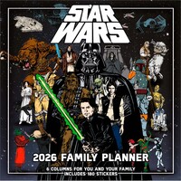 Vorderes Coverbild STAR WARS Familienplaner im Format 30 x 30