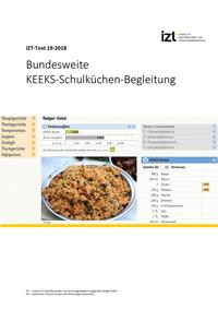 Vorderes Coverbild Bundesweite KEEKS-Schulküchen-Begleitung