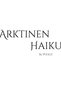Vorderes Coverbild Arktinen Haiku