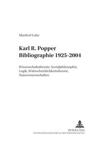 Vorderes Coverbild Karl R. Popper Bibliographie 1925-2004